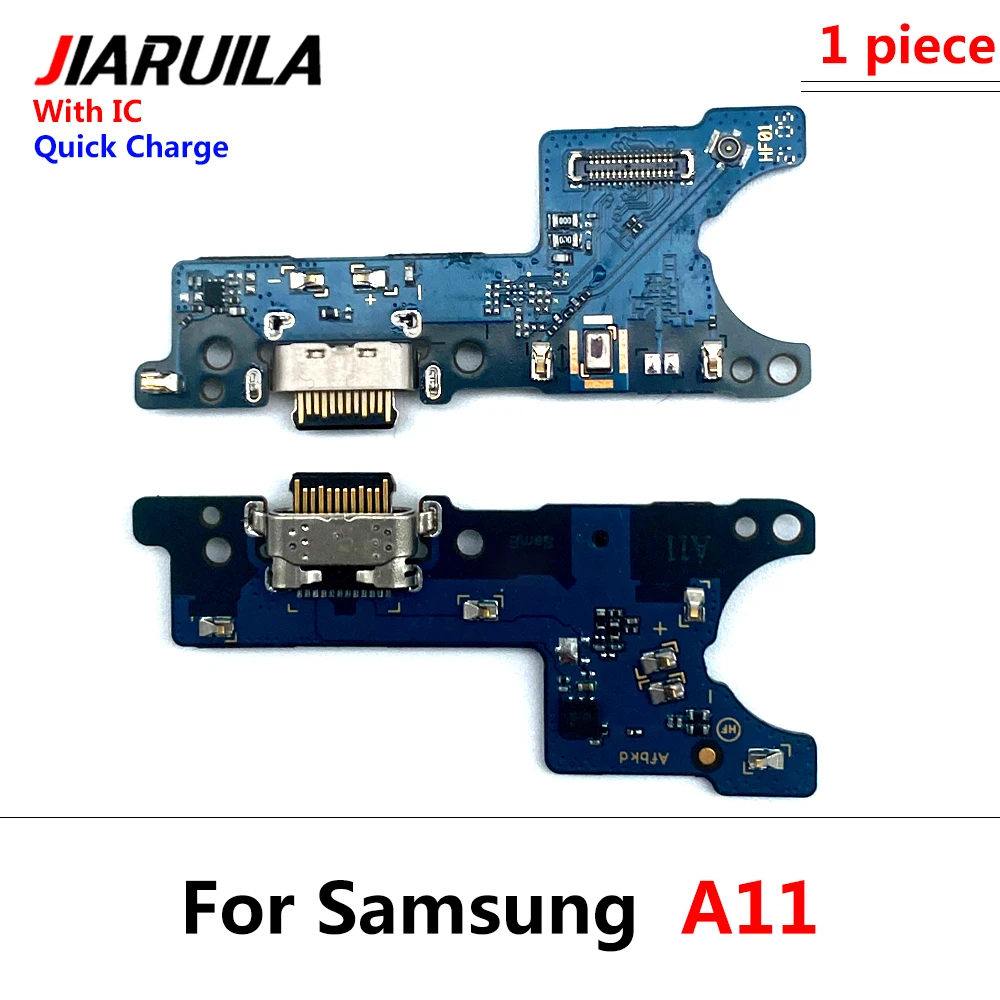 USB Dock Connector Charging Port Flex Cable For Samsung A02 A12 A03S A01 A03 Core A11 A71 A51 Charger Board With Mic Module