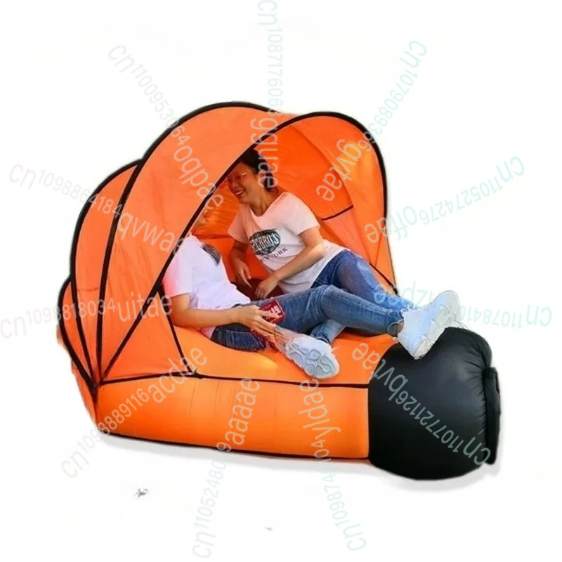 

Lazy inflatable sofa mattress, outdoor beach inflatable lazy sofa portable