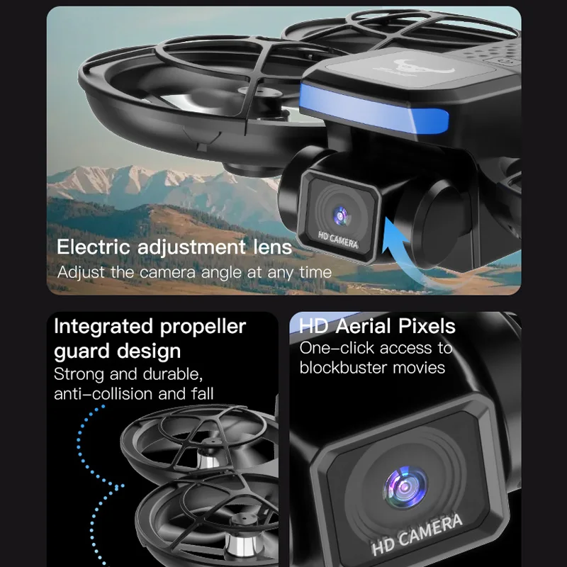 ZLL SG800 PRO Drone 720P HD كاميرا التحكم عن بعد مع شاشة وضع مقطوعة الرأس 360 °   لعبة كوادكوبتر RC بدون فرش هدية للأطفال