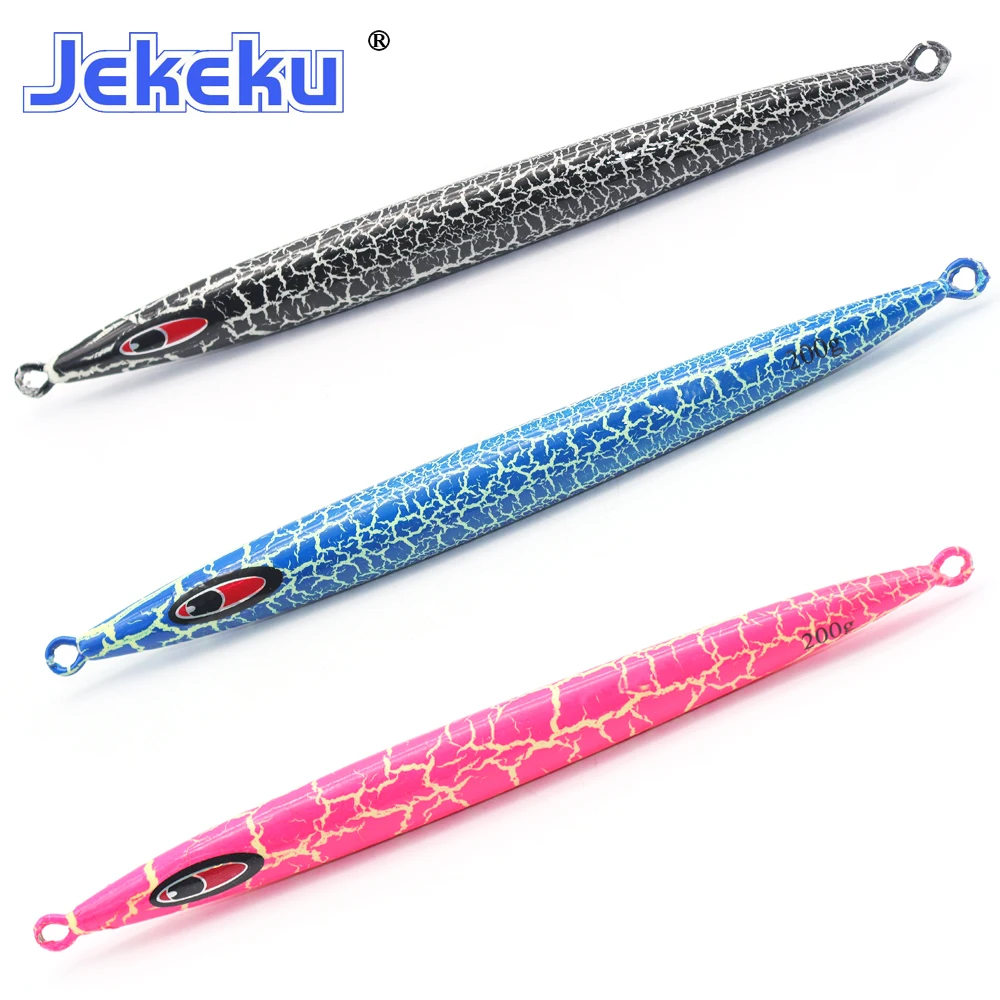 Imagem -04 - Jekeku-isca de Pesca Artificial Lento Jigging Metal Fishing Lure Crack Brilho 500g 600g Novo Pcs