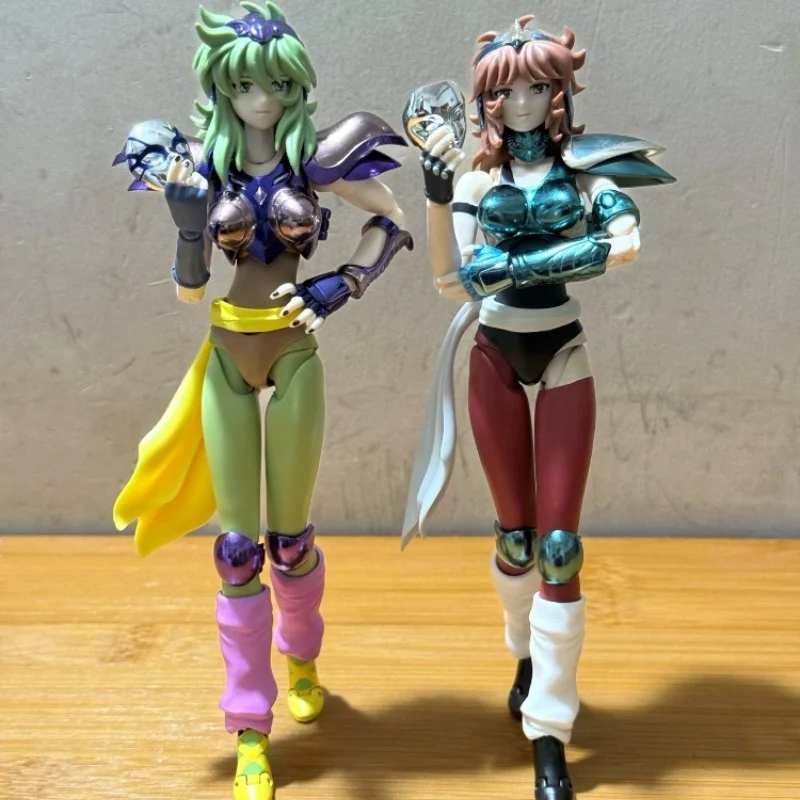 

Saint Myth Cloth Ex Shaina Marin Модель Seiya Ophiuchus Серебро Athena Saints Knights Zodiac Фигурки Коллекционные модели Подарки