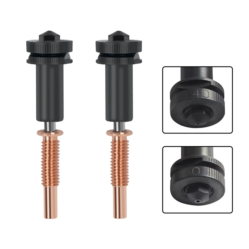 Upgraded Nozzle kit for REVO Hotend Hight Flow 0.4/0.6mm Nozzles Hardened Steel/Copper/Titanium/TC4 Material 3D Printer Parts