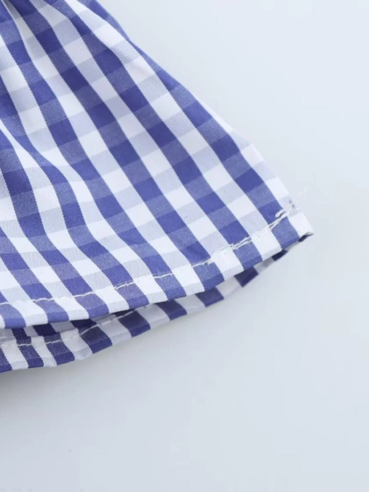 

ZBZA Autumn New Women's Faion Personali Plaid Striped Belted Tie Waist Top Casual Sle Slim Fit round Neline Polyester...