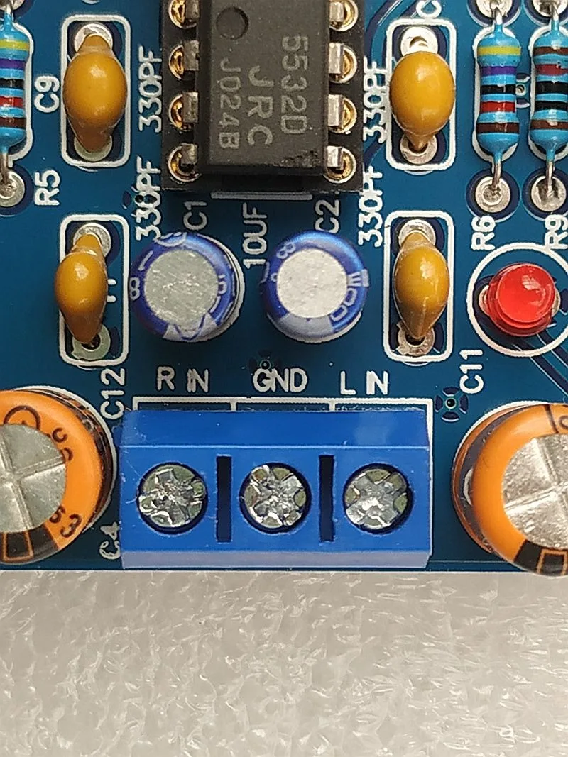 Lớn S 5532 Sốt Âm Thanh Preamp Trước Hội Đồng Đơn Nguồn Điện Cung Cấp Tiền Khuếch Đại Thành Ban
