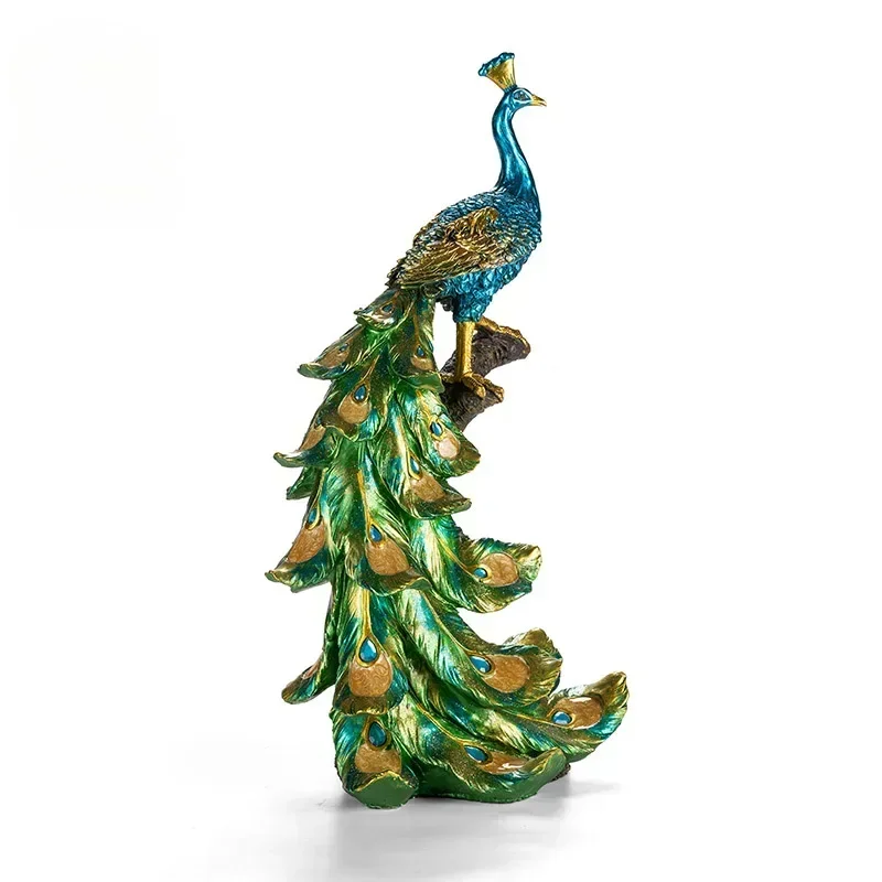 Creative Peacock European Light Luxury Accessories Living Room TV Cabinet Wine Cabinet Decoration