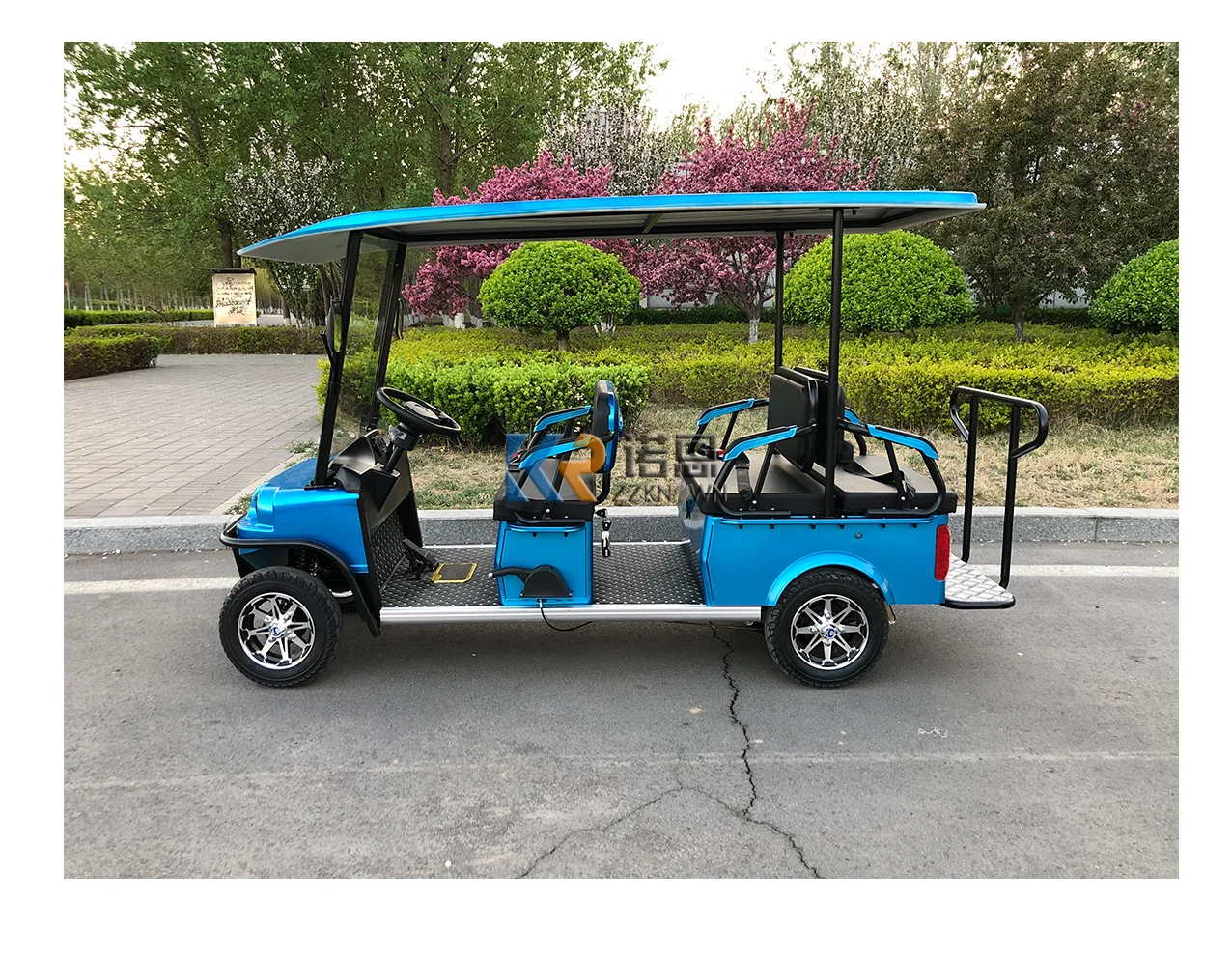 2023 البائع الساخن 4 عجلات 6 الركاب عربة جولف كهربائية حافلة سياحية توك توك سيارة لمشاهدة معالم المدينة دراجة تتراوح الدراجة
