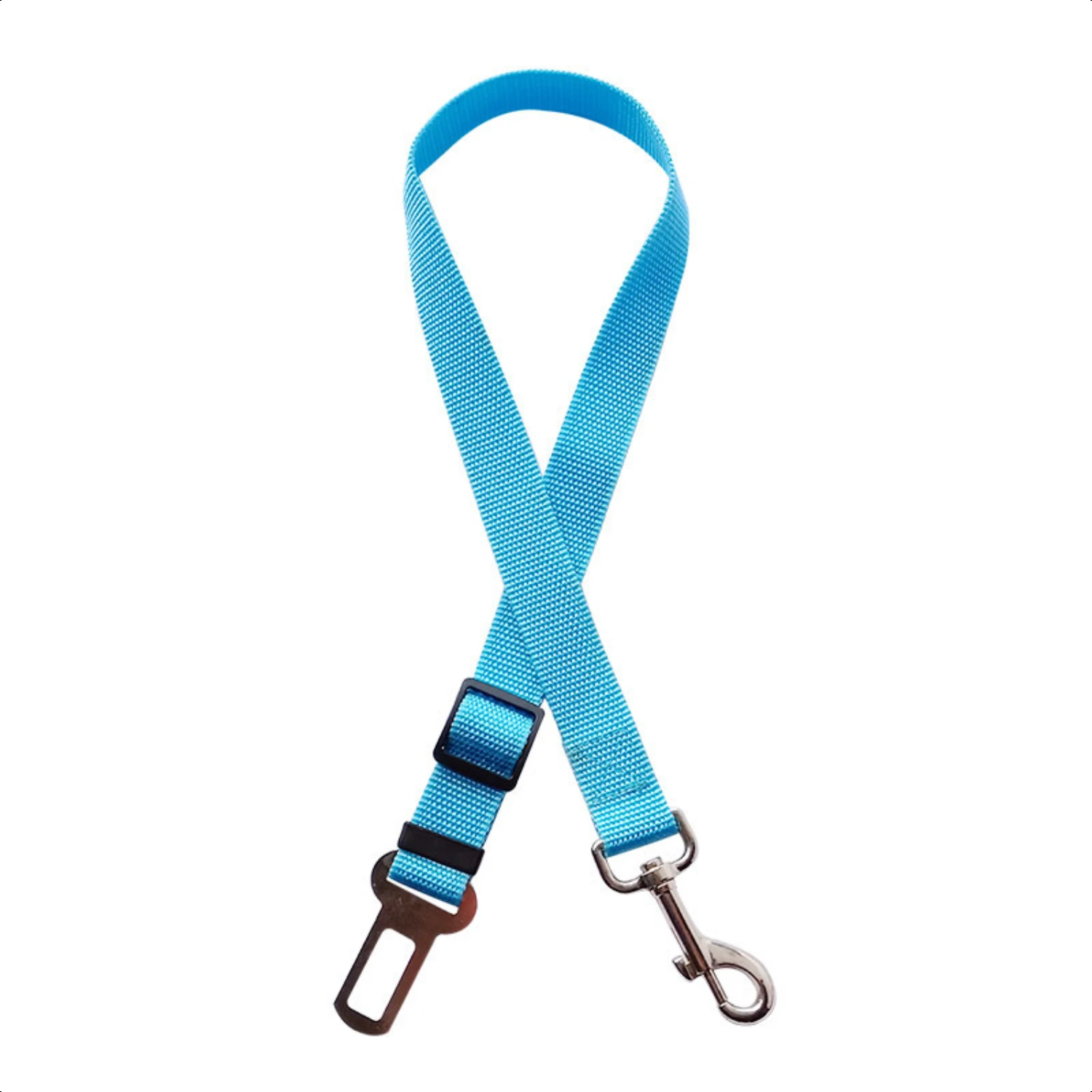 Collar ajustable seguro para perro y mascota, arnés de plomo para vehículo, cómodo, garantía de seguridad. Clip de confort, carretera máxima y