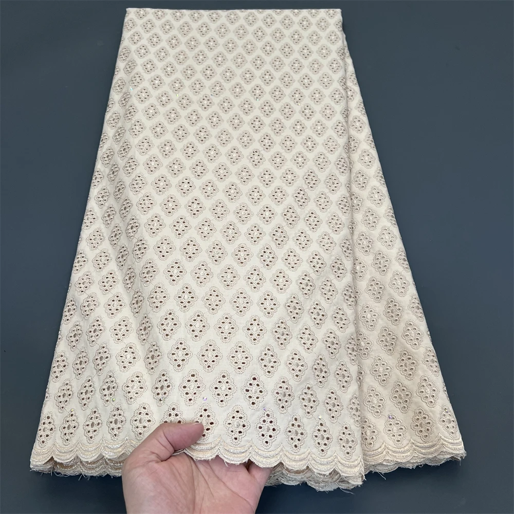 High Quality Swiss Voile Lace In Switzerland 100% Cotton Polish Dry Dress Lace fabric For Wedding Dresses Africa Fabric hz1331