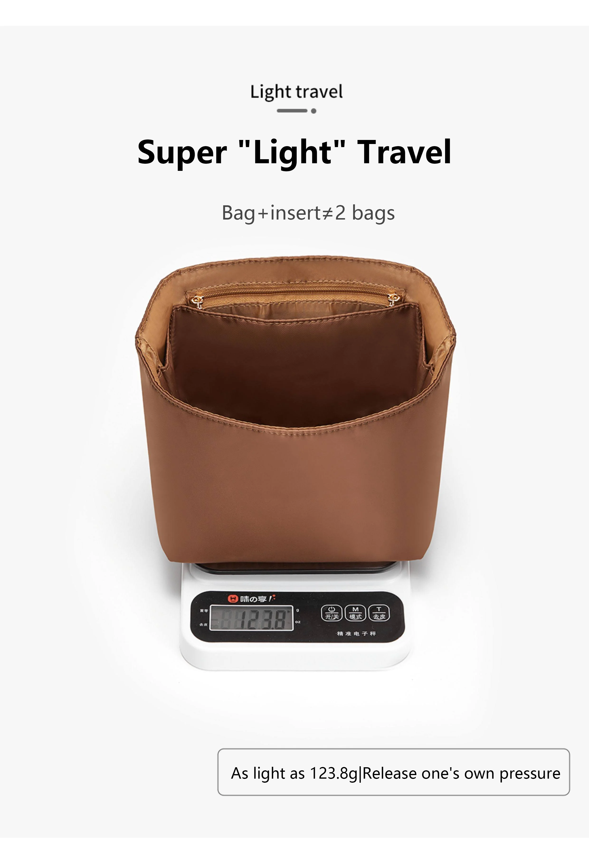 Bag Organizer Insert for Storage for Picotin 18 22 Storage Support Shape Nylon Inner Lining Orderly Neat Bag Modify Accessories
