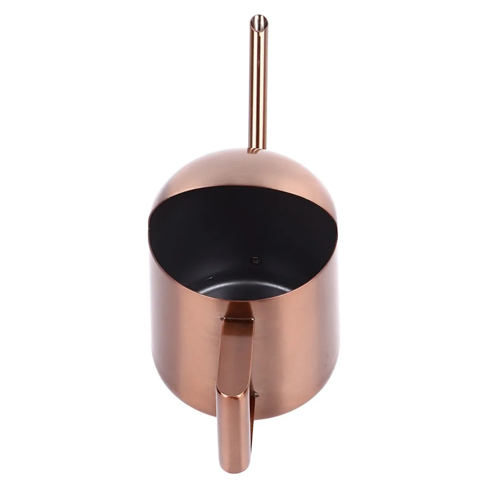 300ml Watering Can Stainless Steel Long Spout Flower Watering Pot Bronze Semi Open Small Watering Can For Succulents