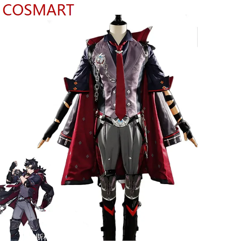 

COSMART Game Genshin Impact Wriothesley Cosplay Costume Fancy Party Suit Halloween Carnival Uniforms Anime Clothing Custom Made