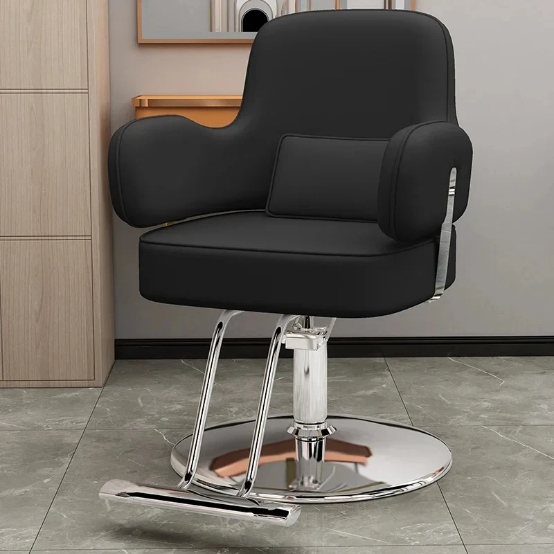 Hairdressing Cosmetic Barber Chairs Backrest Barber Chair Swivel Lift Hair Barber Chair Cadeira De Barbeiro Beauty Furniture