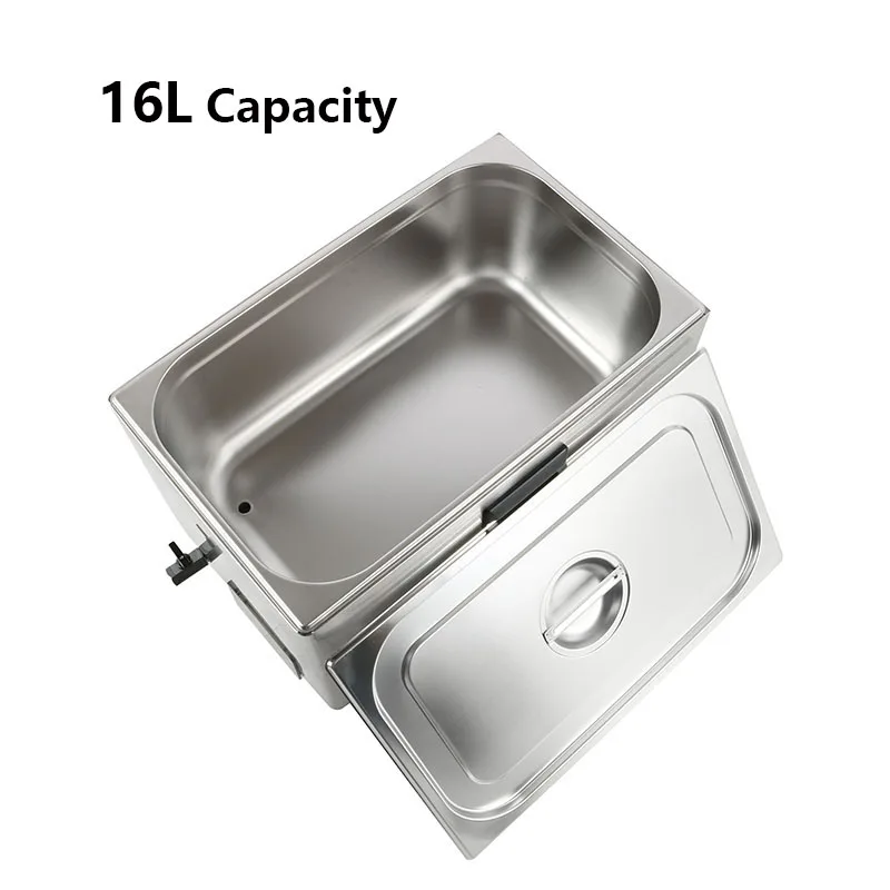 New Large Capacity 16L Sous Vide Slow Cooker Machine Steak Corn Stainless Steel Commercial  Electric Food Slow Cooking Machine