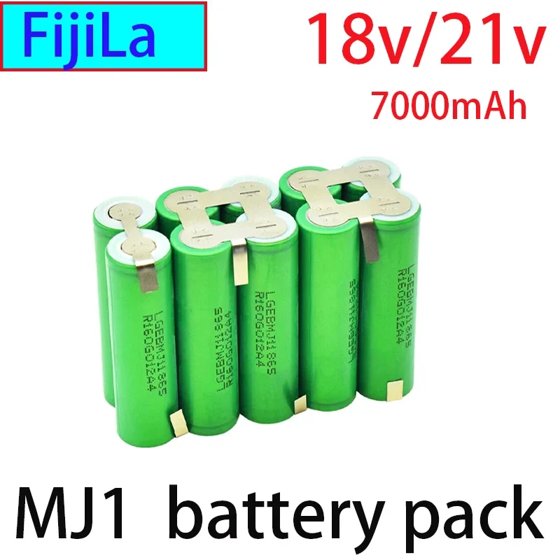 

2s1p 1s3p 3s2p 4s2p 5s2p 8.4V 3.7V 10.8V 16.8V 18V MJ1 Batterij 18650 3500 Mah Voor Schroevendraaier