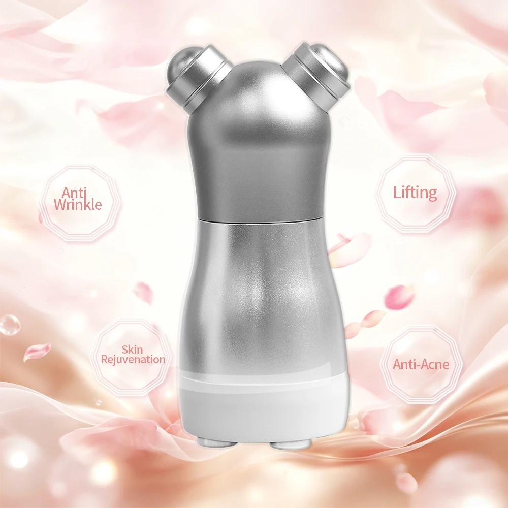 Face Massager LED Photon RF No‑Needle Mesotherapy Device Face Lifting Tightening Skin Rejuvenation Anti‑Wrinkle Facial Skin Care