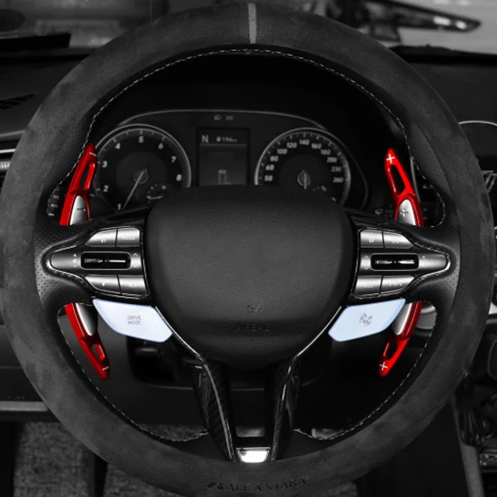 Aluminum Steering Wheel Shift Paddle Wheel Shifter Extension Styling For Hyundai Veloster N-Line Elantra CN7 N i20N i30N Kona N