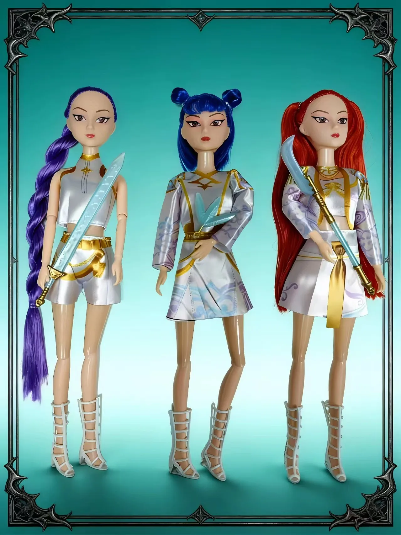 

~~Kpop Demon Hunters Action Figure Toy Derpys Tiger Rumi Mira Zoey Sussy Theme Song Of Colorful Lights For Fans Christmas Gifts