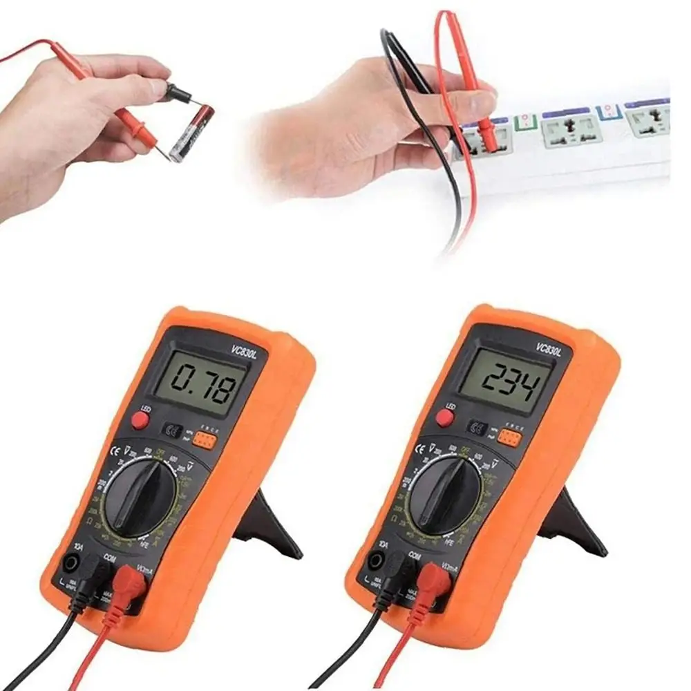 

EU Plug Soldering Iron Kit Multimeter Adjustable Temperature Electronic DIY Kits Professional Hot Pen Soldering Iron