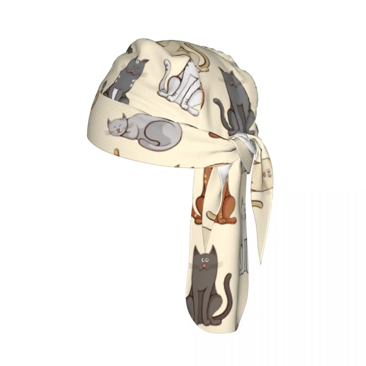 

Quick-drying Beanie Pirate Hat Various Cats Pattern Sport Cycling Cap Hiking Camping Head Scarf Bandana Hat