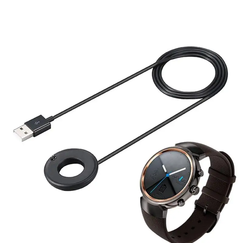 For ASUS ZenWatch 3 USB Charging Cable Portable Removable USB Charger Dock Smart Watch Fast Charging Charger Accessories