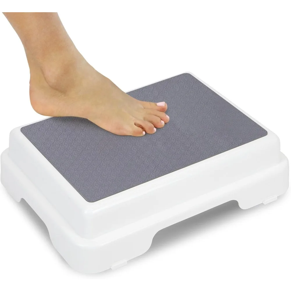 

Bath Shower Step Stool (4.5") - Slip Resistant, Stackable, Indoor/Outdoor - Safety Stepping Stool Bathroom Aid for Adults