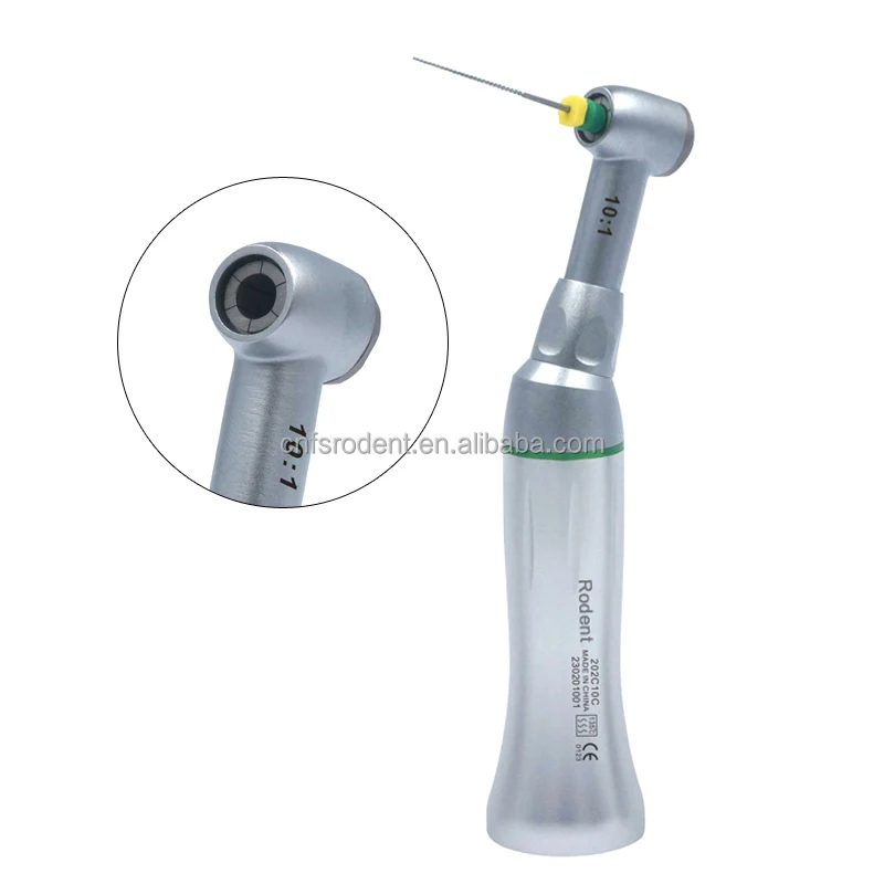 

Low Speed de ntal Handpiece Contra Angle Reduction Reciprocating Endo 10:1 Contra Angle Handpiece