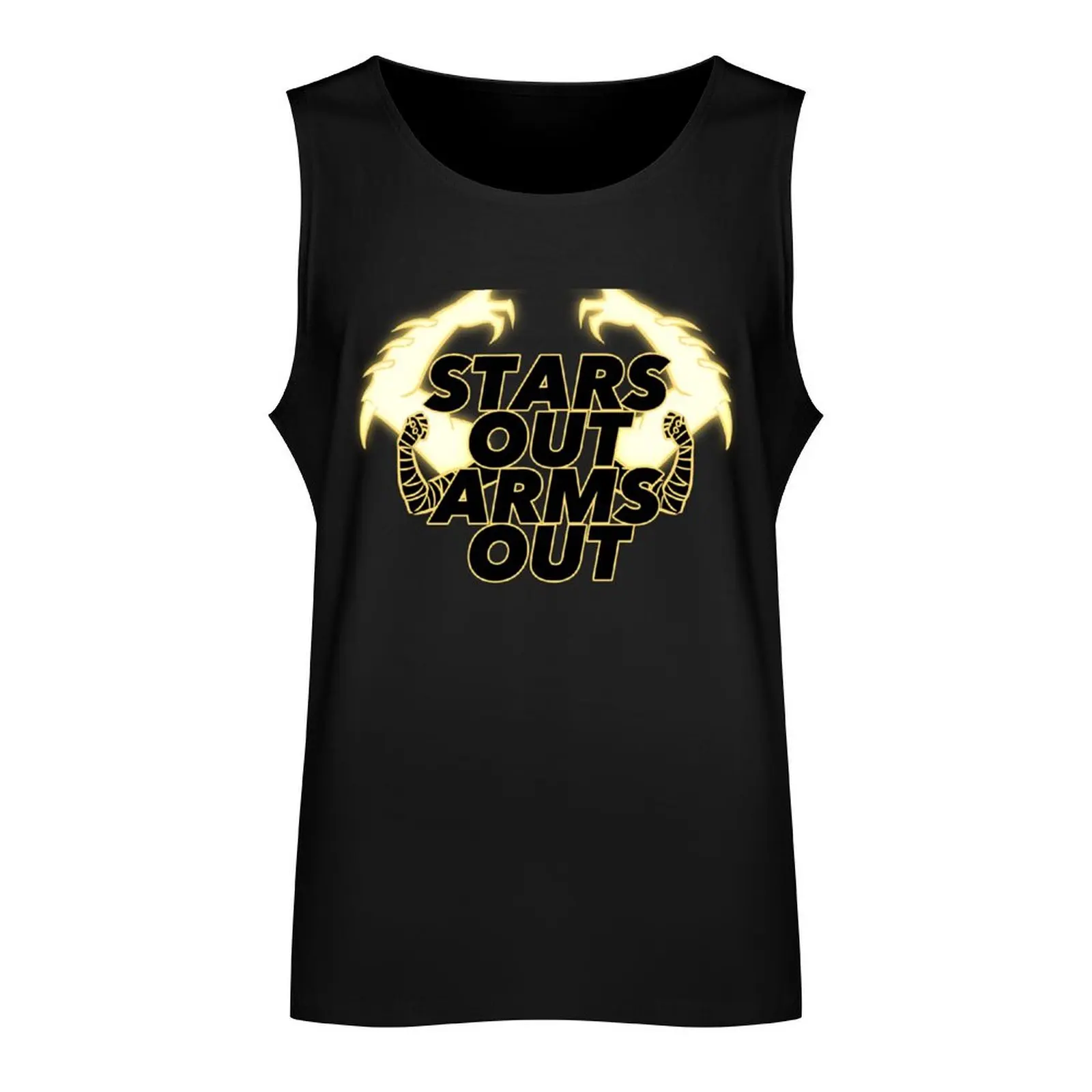 Stars Out Arms Out Tank Top bodybuilding men clothes gym clothing Man summer clothes quick-drying t-shirt