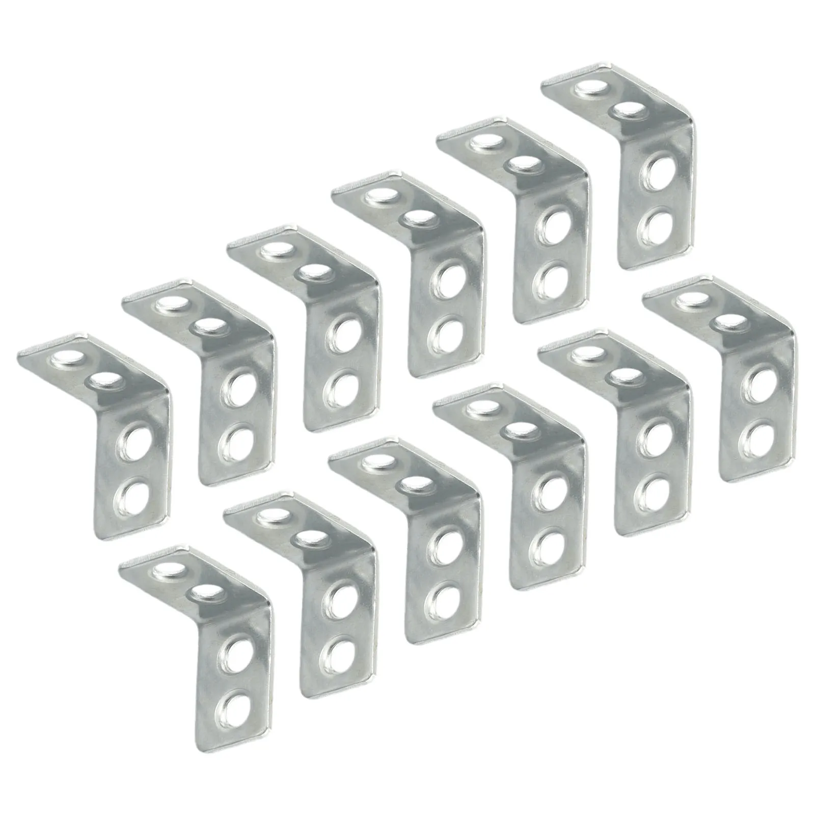 12pcs L-SAaped CASner BrASDets Metal Corner Braces Drawer Shelf Wall Bracket Fixing Right Angle Corners Brace Furniture Hardware