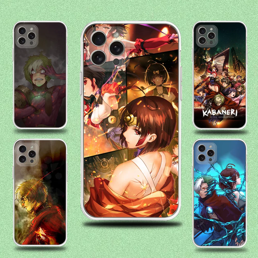 

KABANERI OF THE Phone Case For iPhone 16,15,14,13,12,11 Plus,Pro,Max,XR,XS,X,7,8 Plus,SE,Mini Transparent Shell
