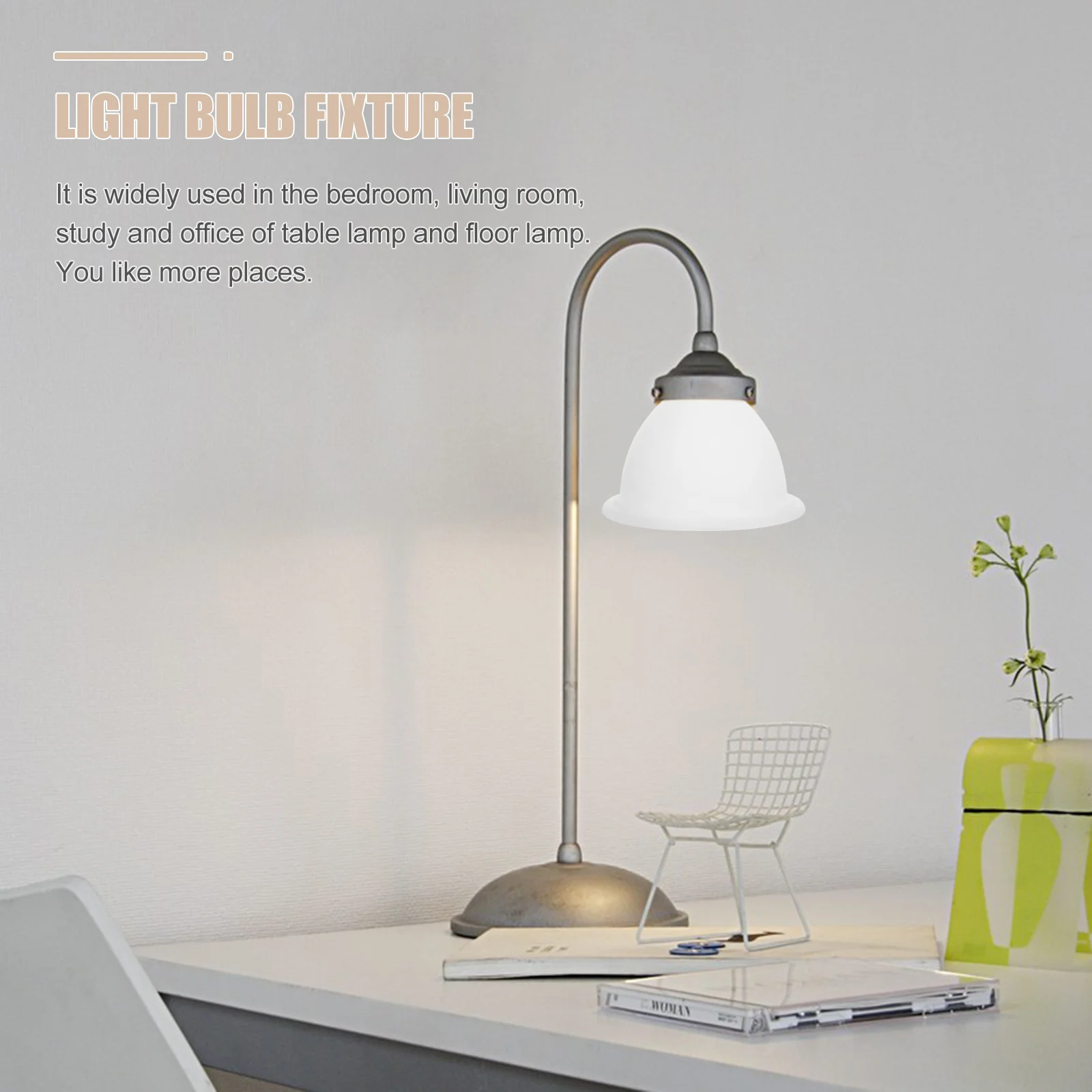 

Glass Lampshade E27 Replacement Lamp Cover Decorative Glass Shade for Pendant Light Ceiling Wall Fixtures Modern Style