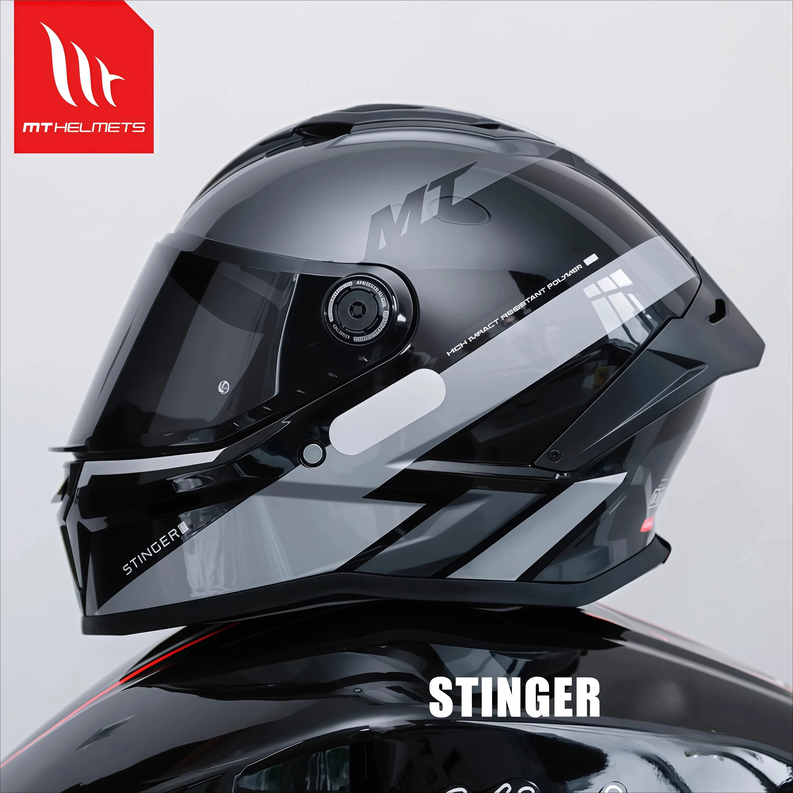2025 New MT Stinger 2 Motorcycle Helmet ECE DOT Certification Full Face Dual Lens Helmet Men Off-road Racing Casco Para Moto