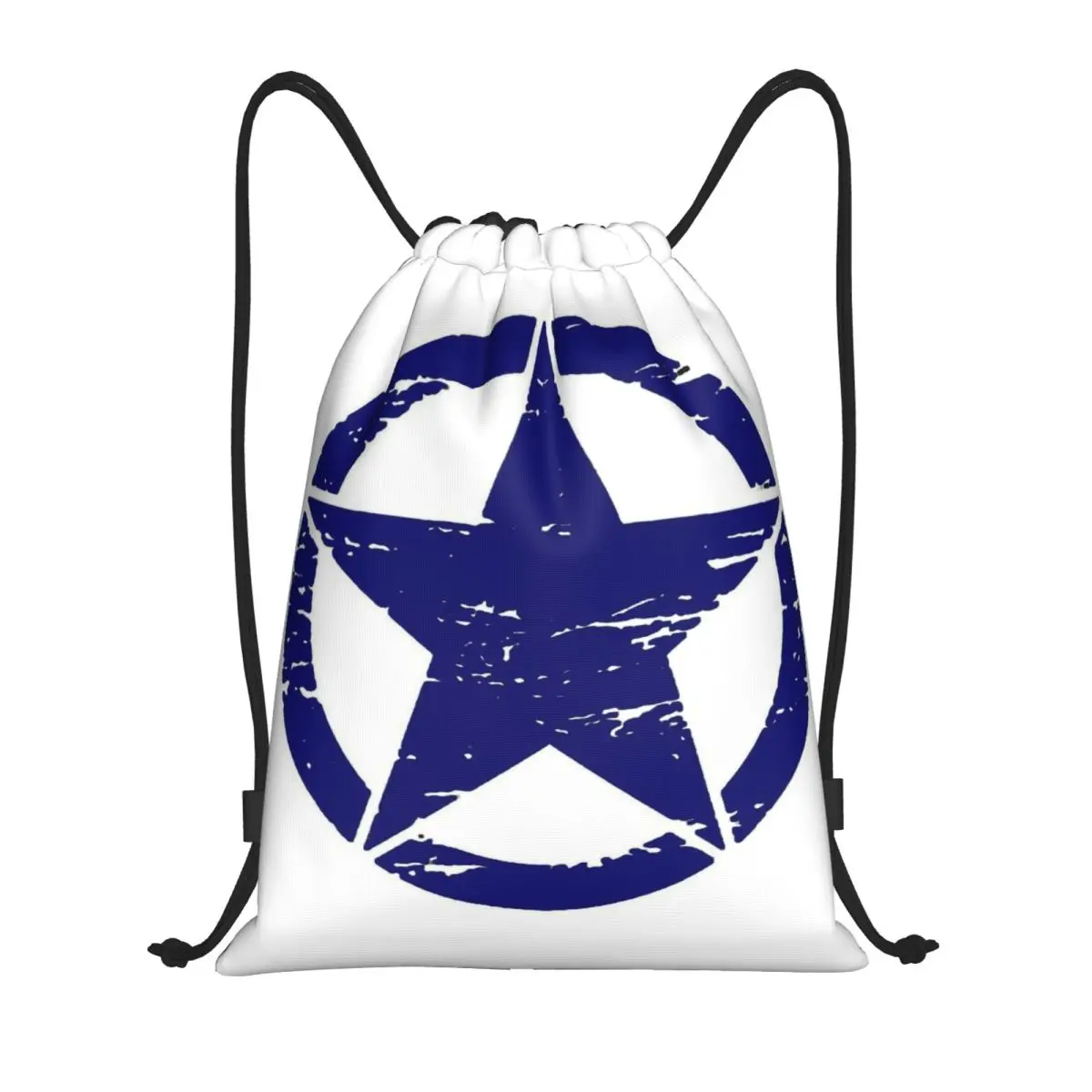 Military Tactical Army Star Drawstring Bag Women Men Portable Sports Gym Sackpack Shopping Storage Backpacks
