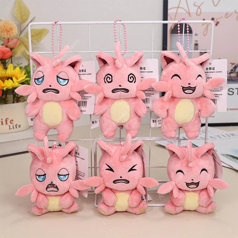 Palworld-Spiel-Peripherie-Plüschtier-Schlüsselanhänger, Kawaii Cattiva Plüschpuppe, Schreibtischdeko, Geburtstags- und Halloween-Geschenke