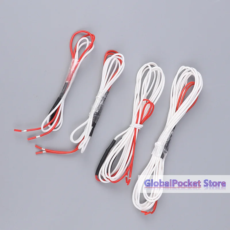 12V Silicone Rubber Low-voltage Heating Wire With Cold Wire Do Joint For Car Seats/Electric Blankets/Heating Pads/Floor Mat