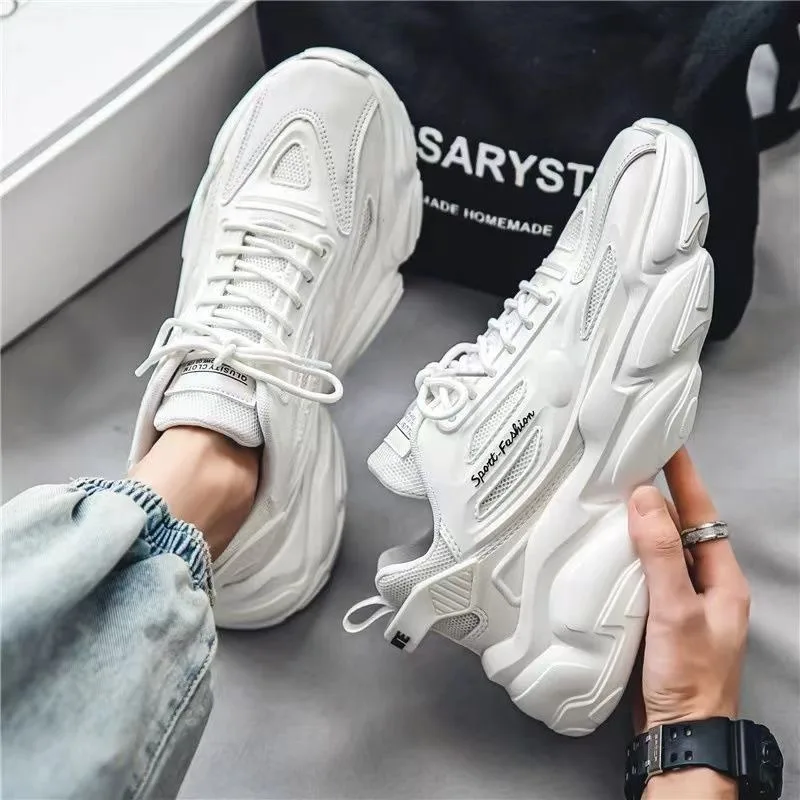 

Casual Sneakers for Men Summer Fashion Breathable Running Shoes Original Men's White Tennis New Fast Sports Shoe Tenis Masculino