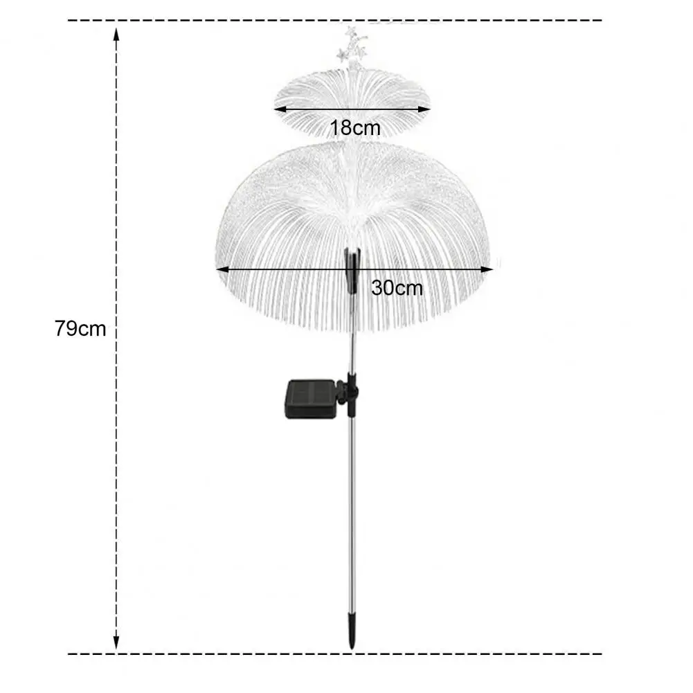 2 zestaw lampy słoneczne atrakcyjnych wodoodpornych, łatwych w użyciu lampa gwiezdna meduz do dekoracja zewnętrzna ogrodowych