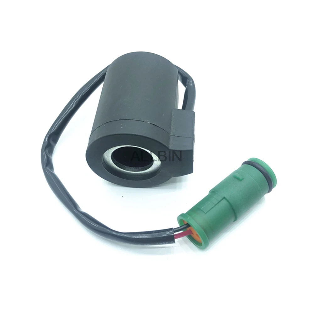 Solenoid Valve Coil Walk Rotate Security Lock For EC60 140 210 240 290 360 B Excavator Accessories