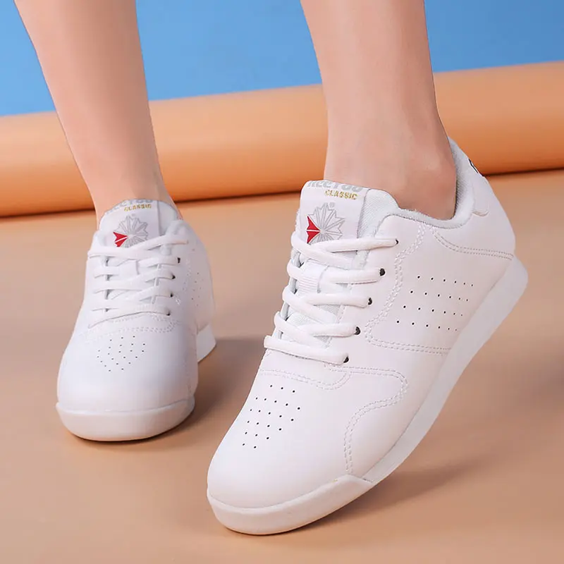 Aerobic Shoes Children Jazz Dancing Sneakers Women Gym Competitive Fitness Sports Shoes Girls Kids Square Modern Shoe Size 28-45