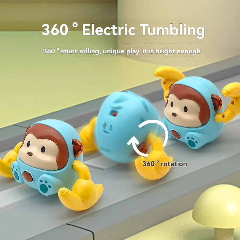 Toddle brinquedo interativo musical natureza som barriga tempo infantil bebê habilidade motora fina brinquedos dos desenhos animados macaco rastejando brinquedo crianças presentes