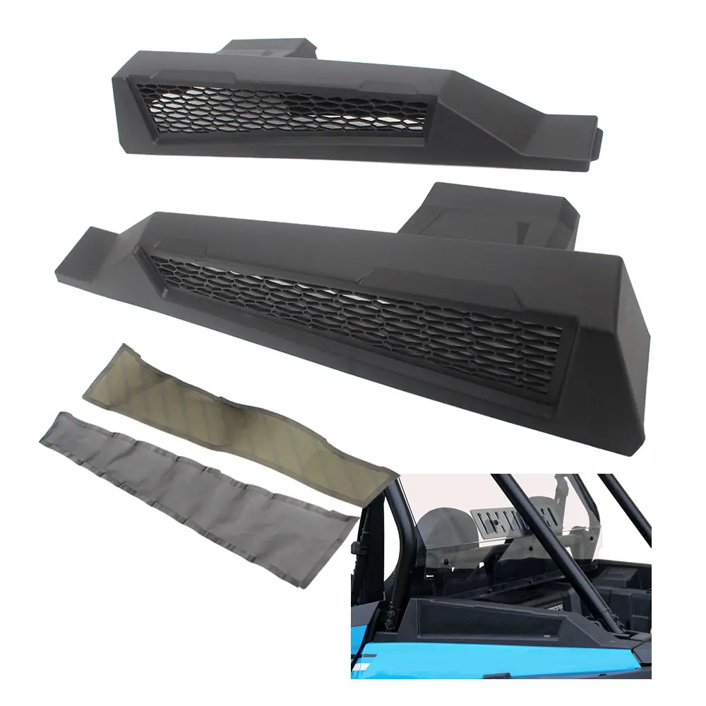 UTV Side Vent Covers Air Intake Grill Bezel Kit ABS Plastic For Polaris RZR XP XP4 Turbo 2016 # 2206649 #2880123 Accessories