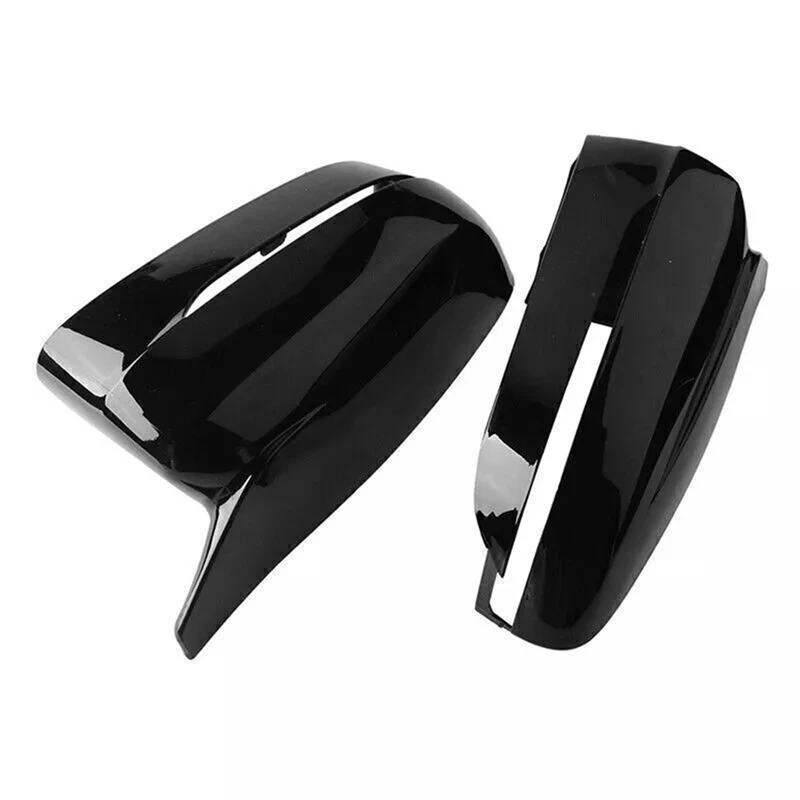 1Pair Wing Mirror Cover Caps 51167422719 51167422720 For BMW G20 G21 G30 G31 G11 G14 Rearview Mirror Shell Glossy Black