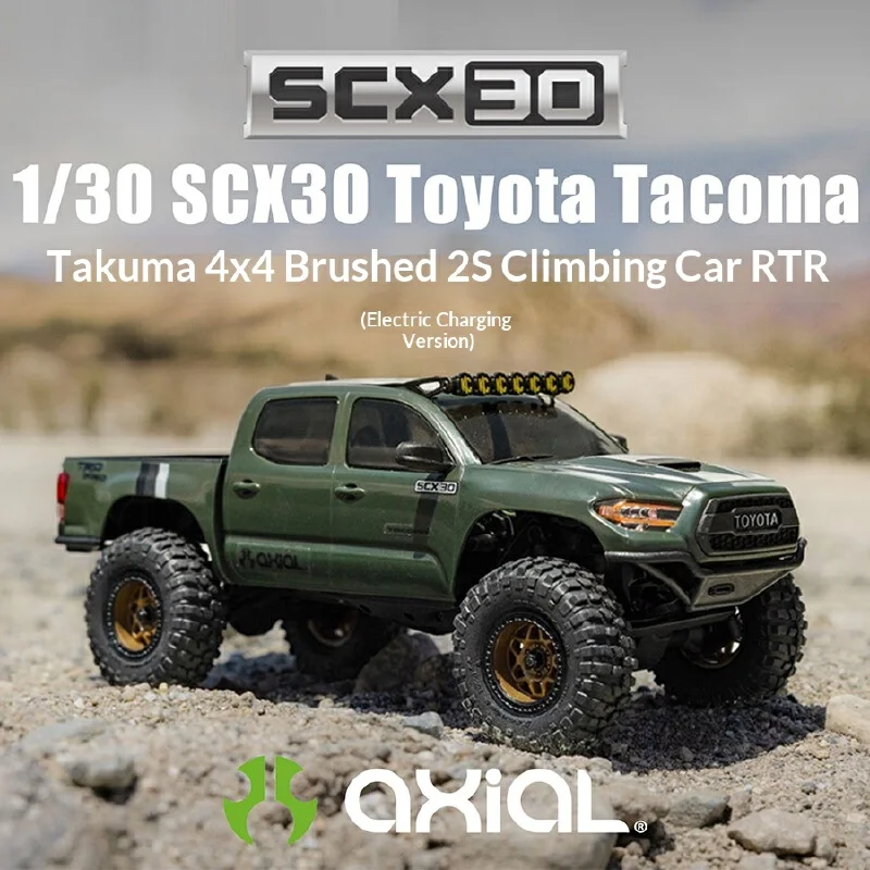 New Arrival Axial 1/30 SCX30 Tacoma RC Off-Road Car 4WD Electric RC Crawler Hobby Toy for Adults Christmas Gift Brushed Motor