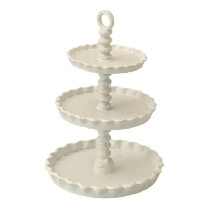 1 szt. Miniaturowy model tacek na ciasto do domku dla lalek, symulacja, miniaturowy stojak na ciasto, ozdoba, zabawki, dekoracja sceny, akcesoria do domku dla lalek