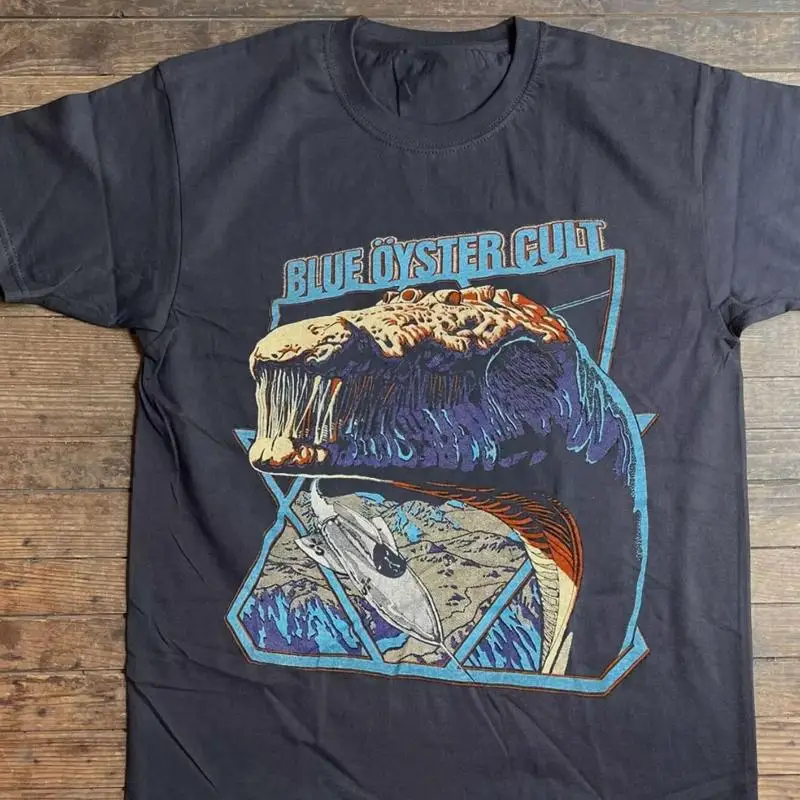 Футболка Blue Oyster Cult Band, полный размер, S-5XL, черная