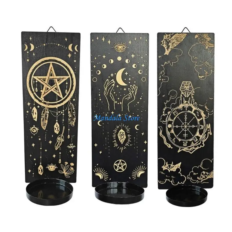 

U2JC Vintage Sconce Farmhouses Wall Mounted Stand Home Decors Gift