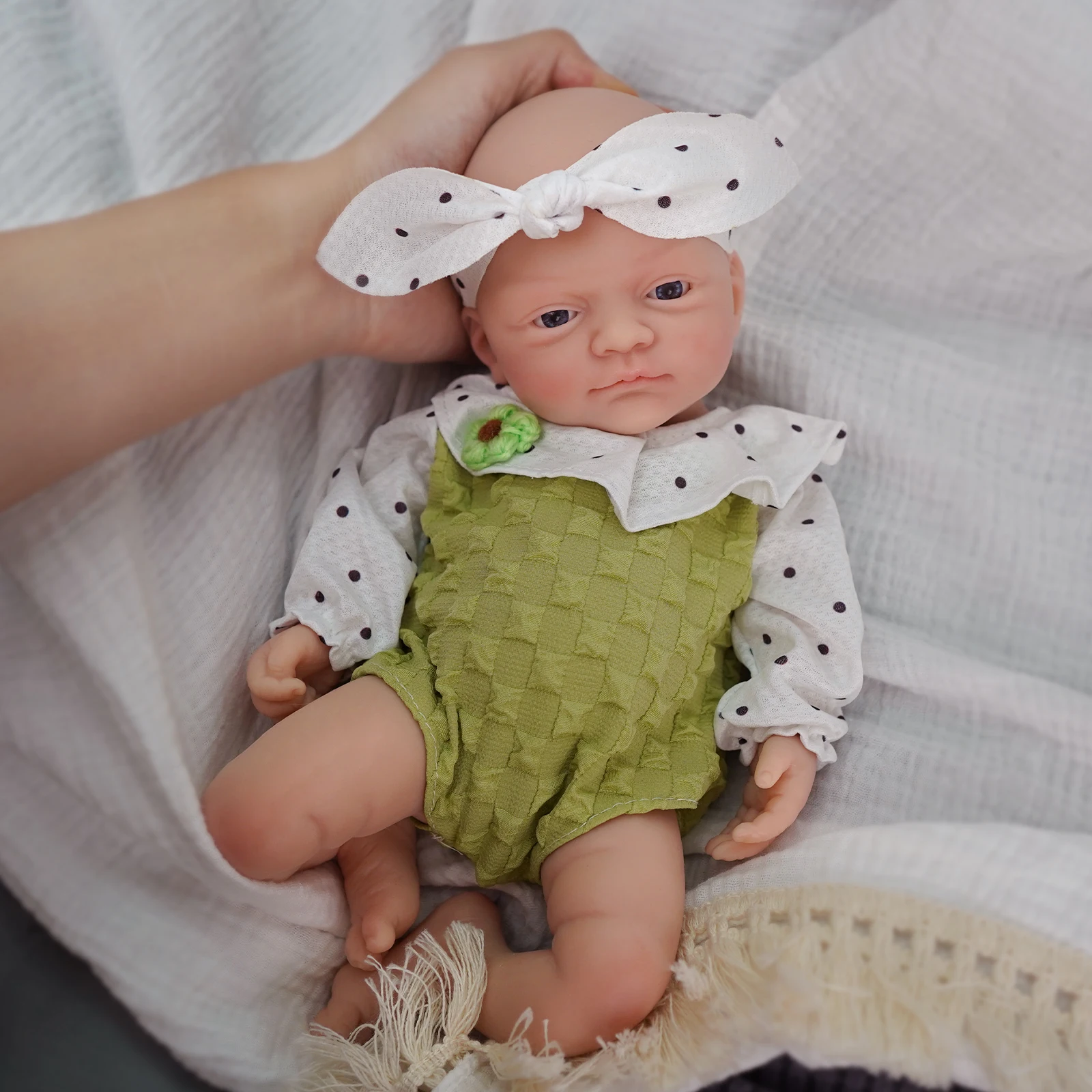 

30 см микро Preemie, силиконовая кукла реборн всего тела, реалистичная кукла реборн-сюрприз, детский антистрессовый Bebe Reborn