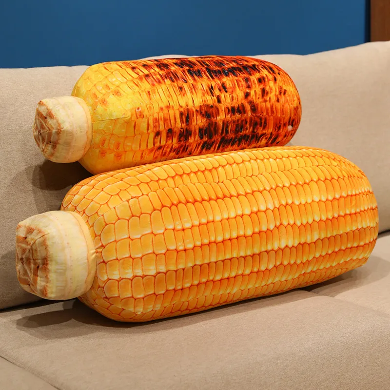 新鮮なトウモロコシのぬいぐるみソフトぬいぐるみ作物グリルコーン人形シミュレーション枕睡眠クッションクリスマスギフト子供のための