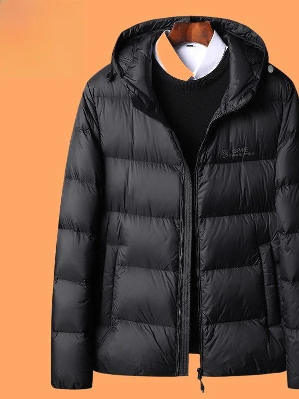 

Новая зимняя мужская утепленная куртка с капюшоном, теплая, модная, простая, универсальная верхняя одежда удлиненного фасона