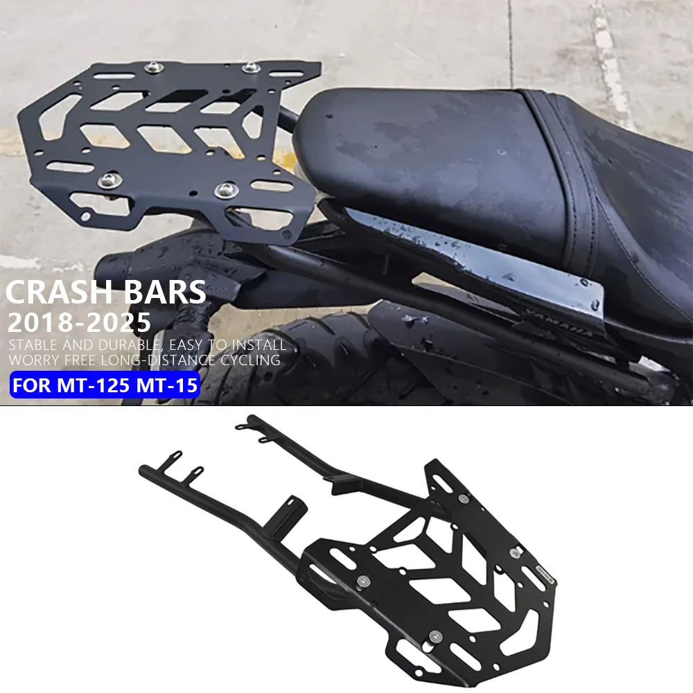 

For YAMAHA MT-125 MT-15 2018-2025 Motorcycle Rear Luggage Rack Carrier Case Support Holder Bracket