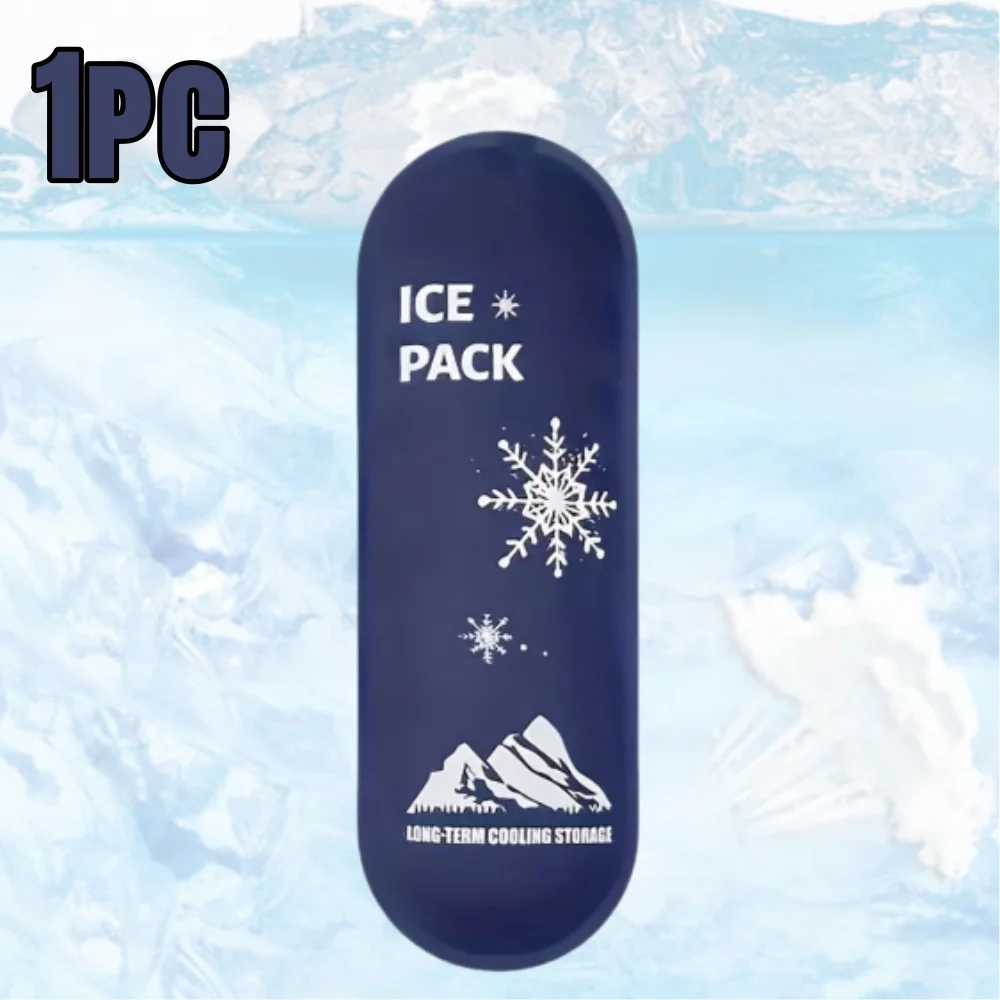 1/6 Stück tragbare kühlende Eisbeutel mit Insulinbehälter, Gel-Eisbeutel, Reiseset für den täglichen Gebrauch im Freien, Eiskühler-Packung